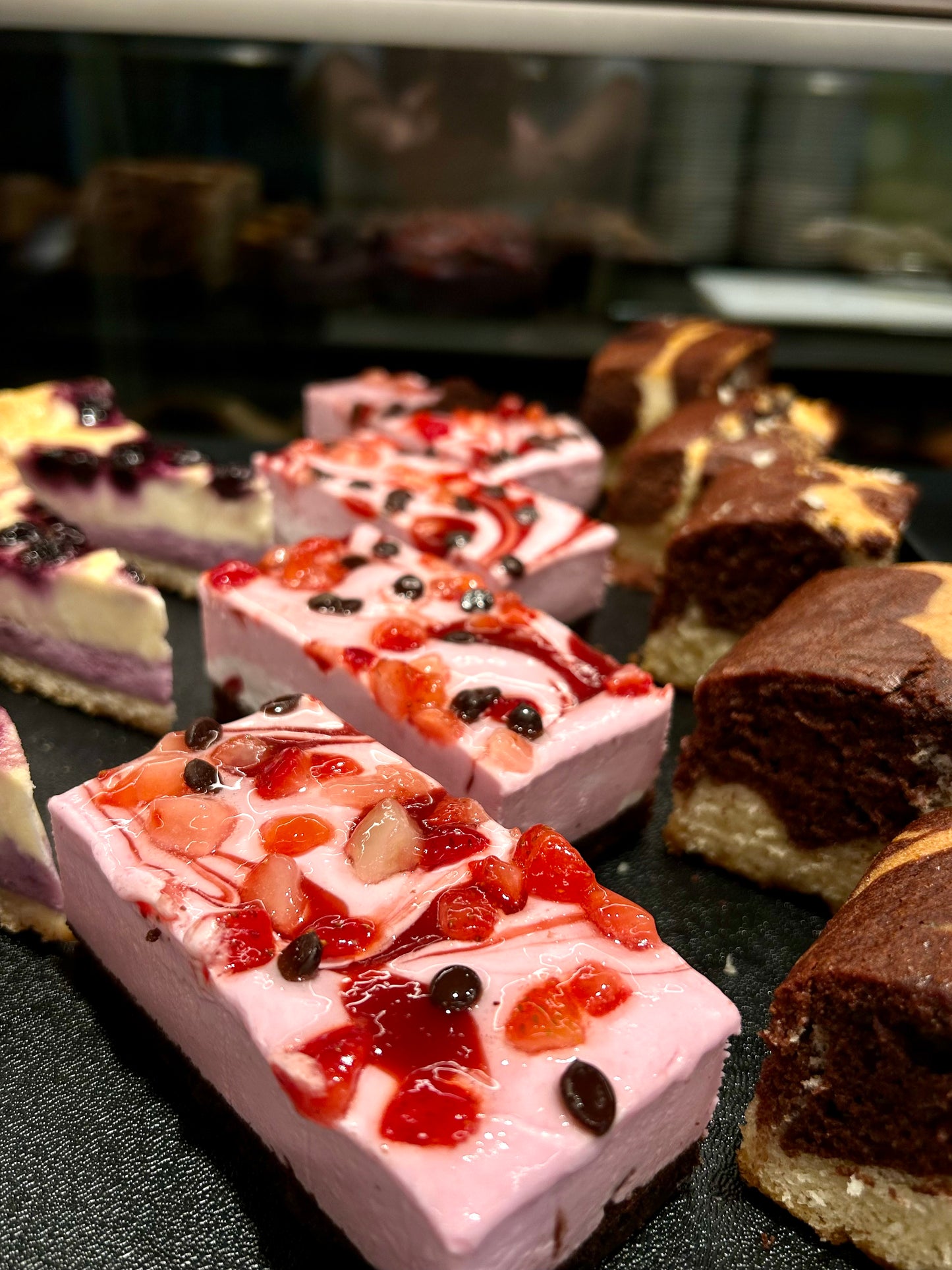 Erdbeerschnitte vegan
